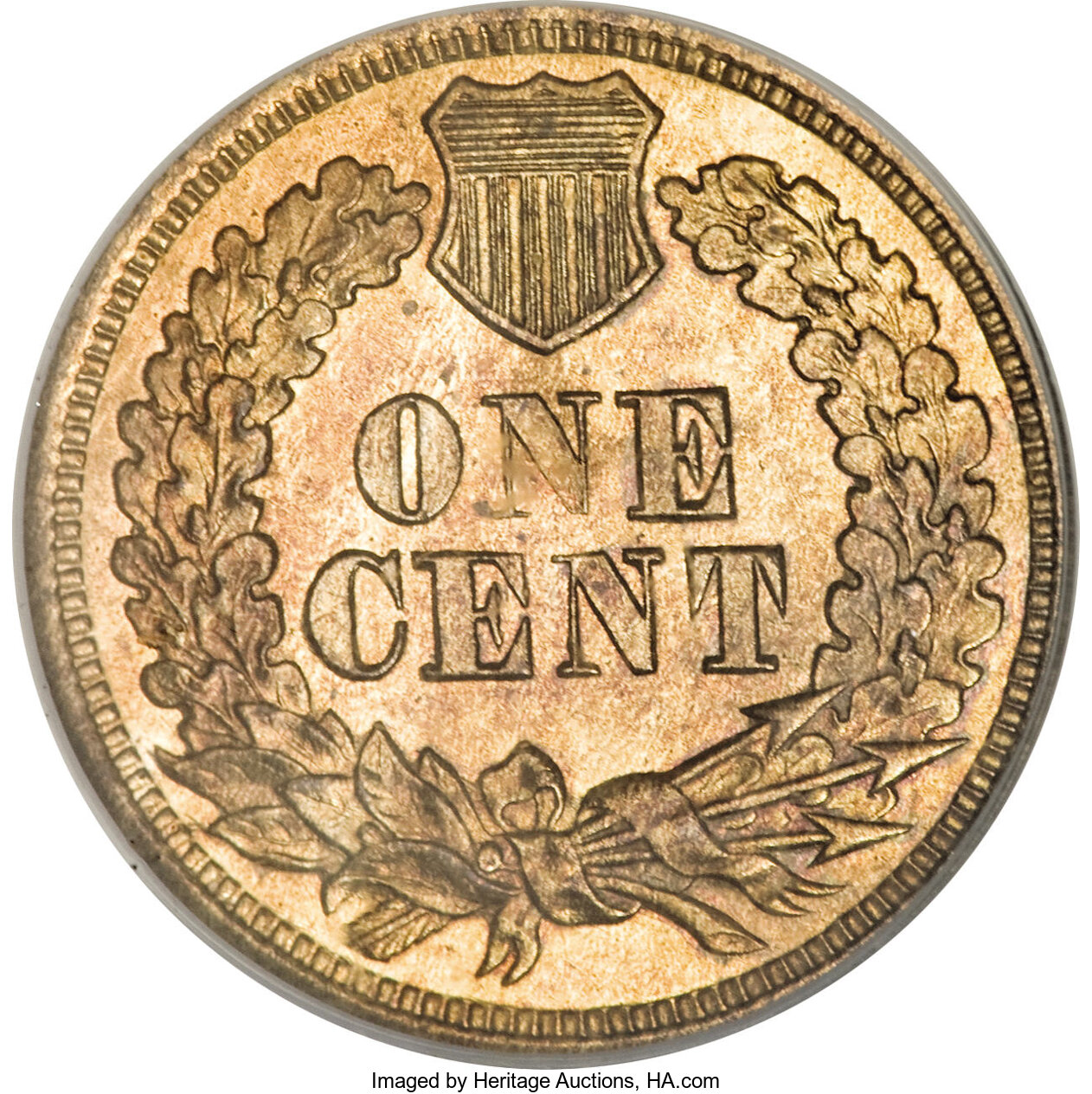 image for: 1870 1C PR65 Red Cameo PCGS....