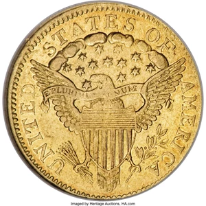 image for: 1804 $2 1/2 13 Star Reverse AU55 NGC....