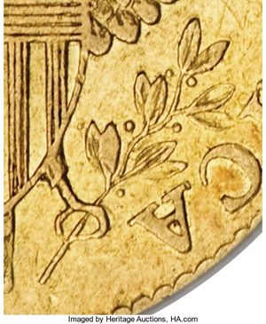 image for: 1804 $2 1/2 13 Star Reverse AU55 NGC....