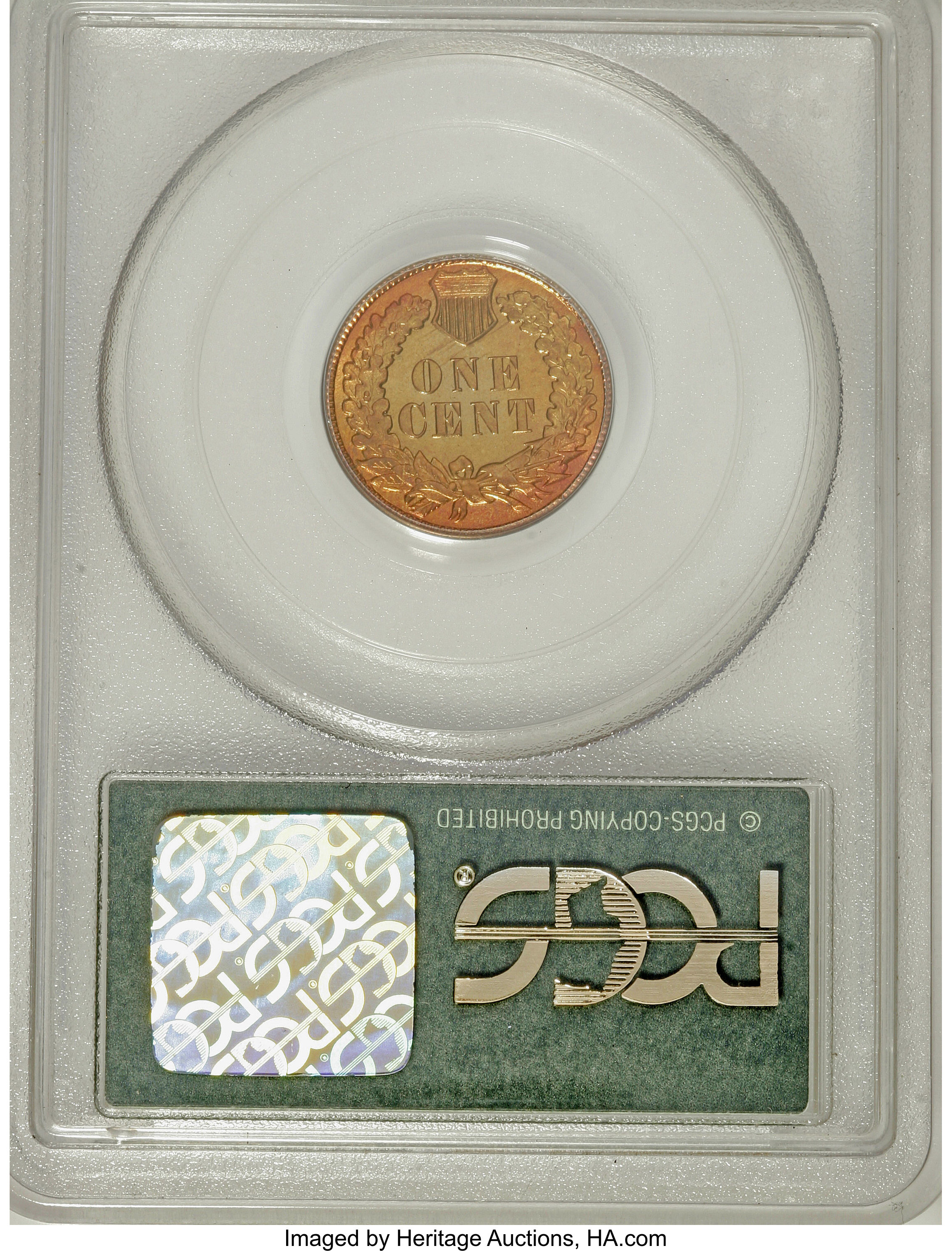 image for: 1857 1C Flying Eagle PR65 Cameo PCGS....