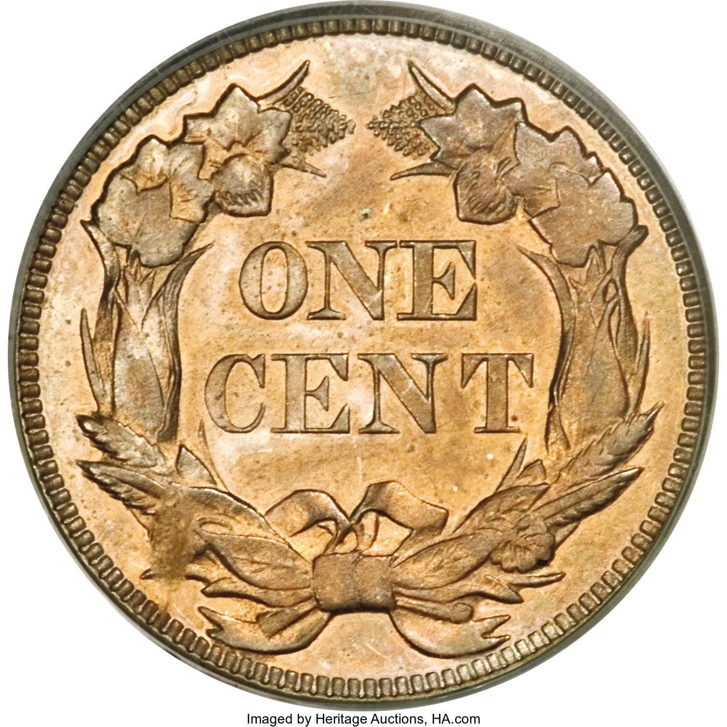 image for: 1857 1C Flying Eagle PR65 Cameo PCGS....