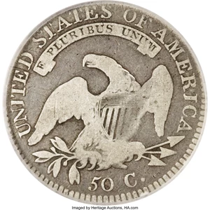 image for: 1817/4 50C --Obverse Scratch--VG8 ICG....