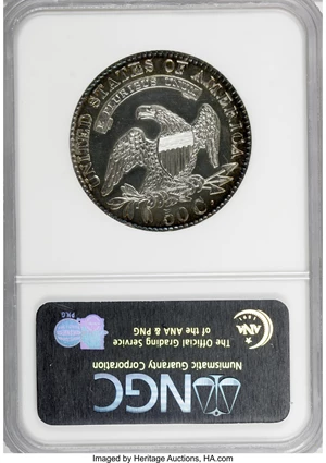 image for: 1829 50C Small Letters PR63 NGC....