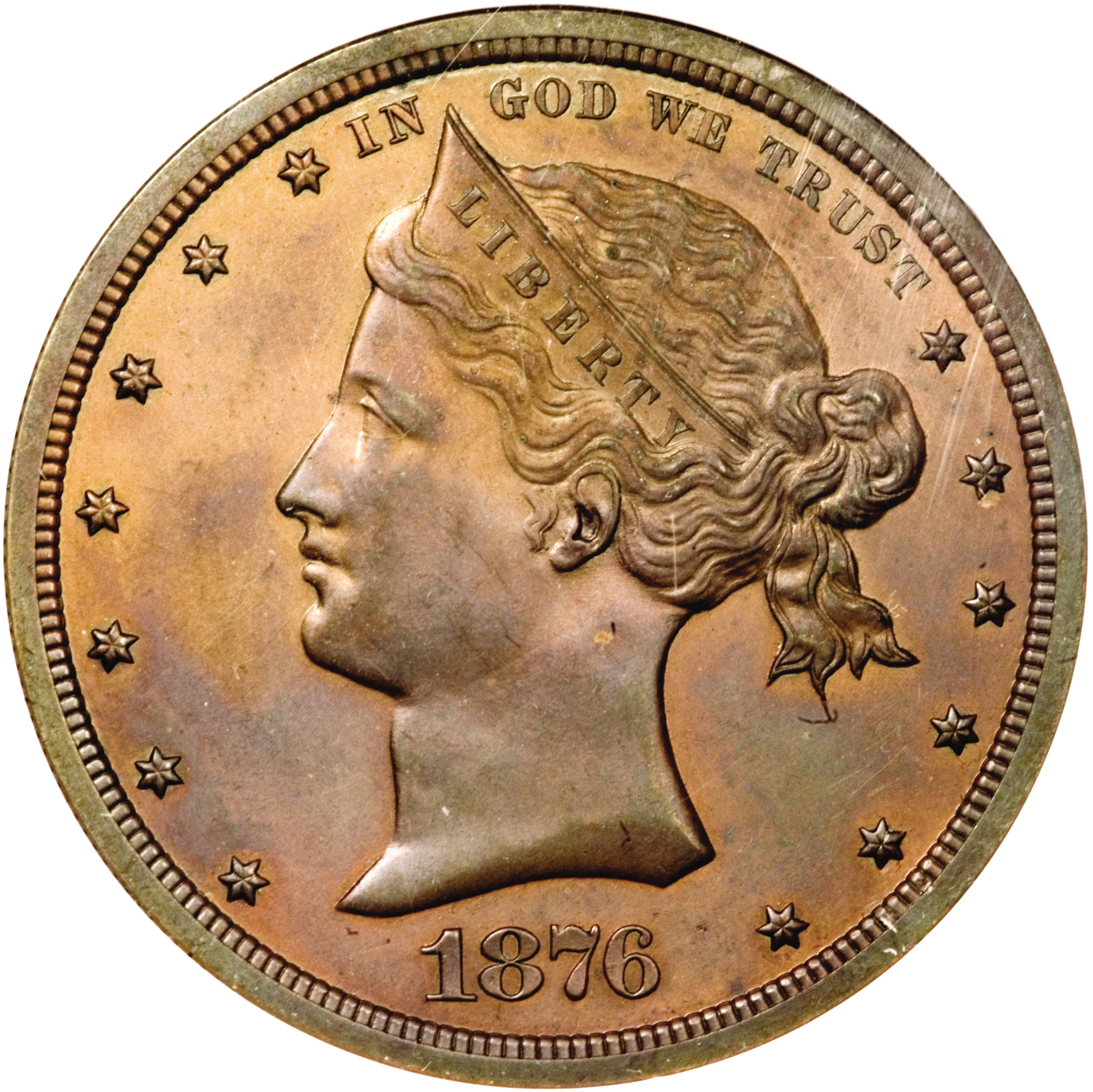 image for: 1876 $1 Sailor Head Dollar, Judd-1463, Pollock-1613, R.7, PR64 Brown NGC....