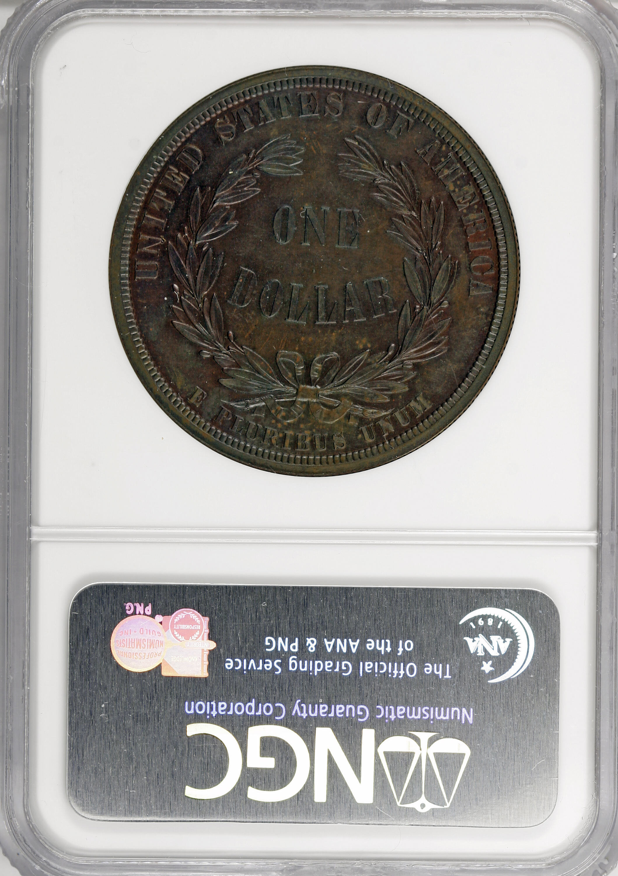 image for: 1876 $1 Sailor Head Dollar, Judd-1463, Pollock-1613, R.7, PR64 Brown NGC....