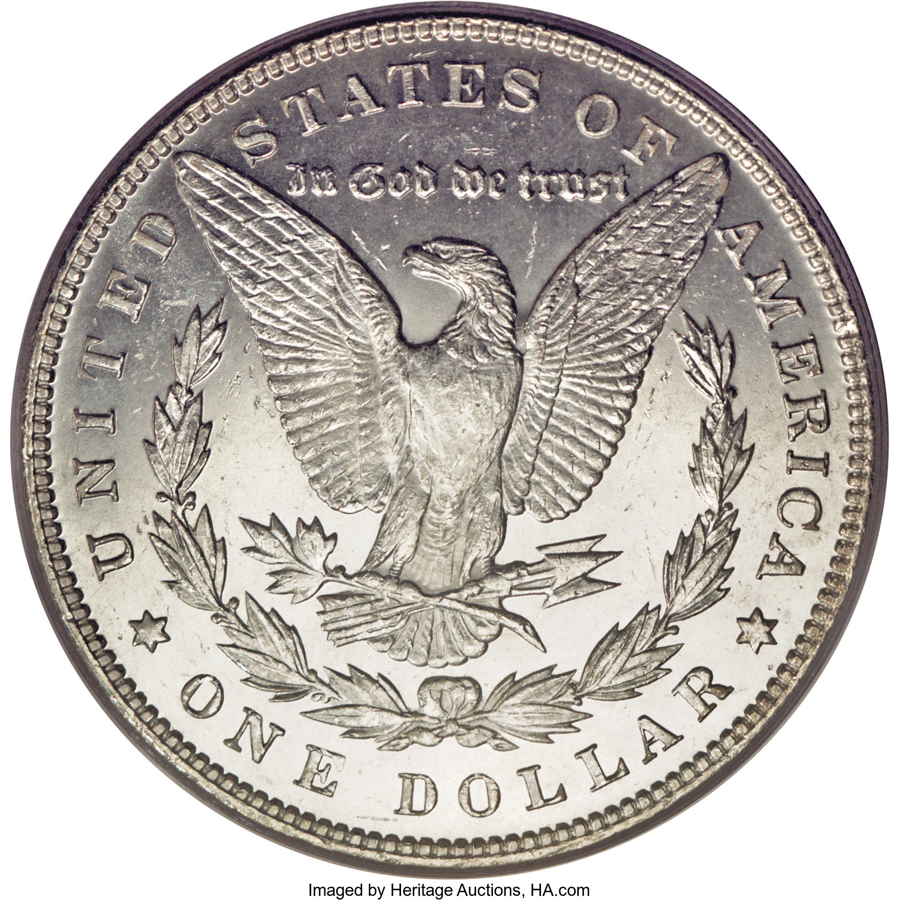 image for: 1887/6 $1 MS65 Deep Mirror Prooflike PCGS....