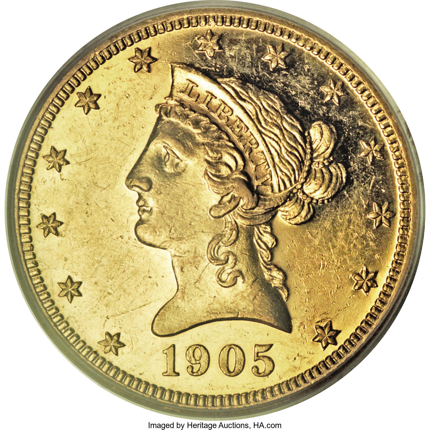 image for: 1905 $10 PR55 PCGS....