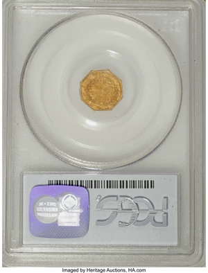 image for: 1874 $1 Indian Octagonal 1 Dollar, BG-1124, High R.4, MS62 PCGS....