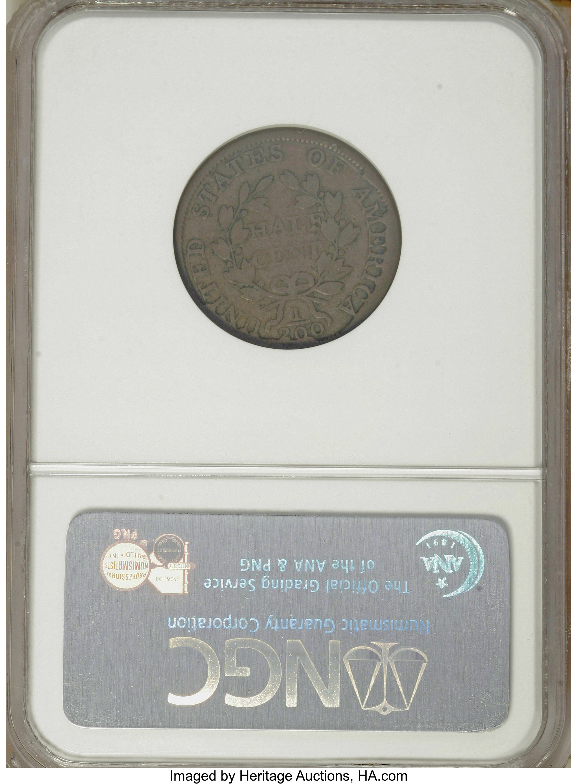 1804 1/2c Plain 4, Stems MS BN AG3 BN thumbnail 10