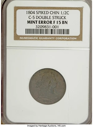 image for: 1804 1/2 C C-5 Fine 15 NGC....
