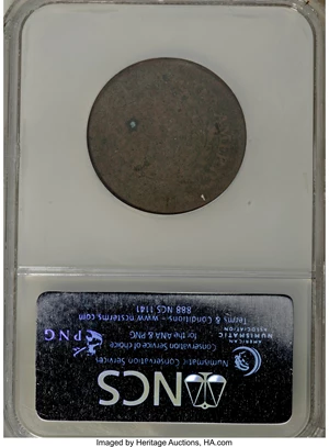 image for: 1796 1C Liberty Cap, S-88, B-9, R.4--Environmental Damage--NCS. AG Details. NGC Census: (0/0). PCGS Population (0/1). (#3...