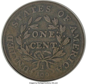 image for: 1798 1C Second Hair Style, S-171, B-30, R.4--Corroded--NCS. VF Details. NGC Census: (0/0). PCGS Population (0/1). (#36083...