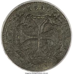 image for: (1688) TOKEN American Plantations 1/24 Part Real AU53 PCGS....