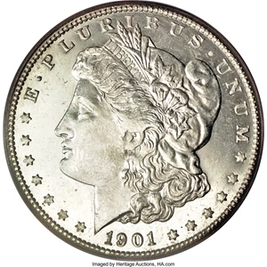 image for: 1901-S $1 MS63 Deep Mirror Prooflike PCGS....