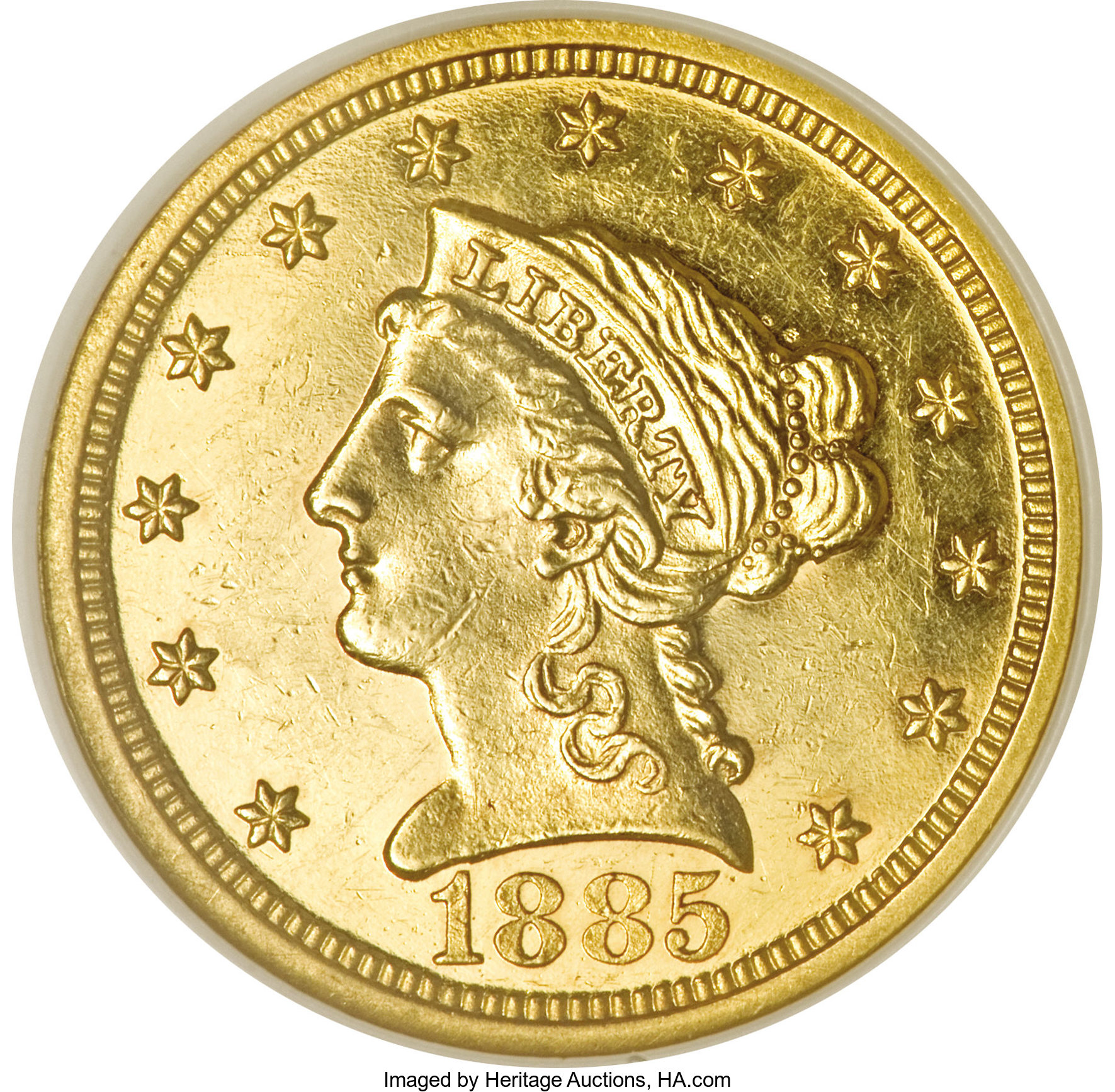 image for: 1885 $2 1/2 PR62 Cameo NGC....