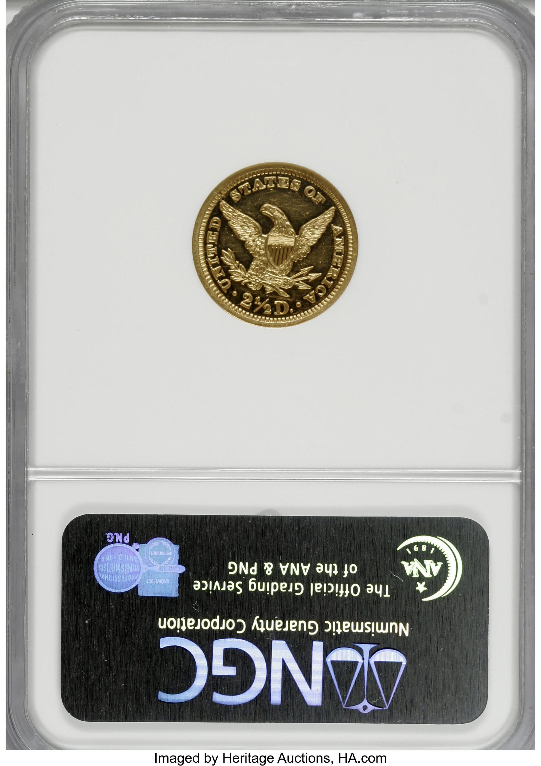 image for: 1885 $2 1/2 PR62 Cameo NGC....