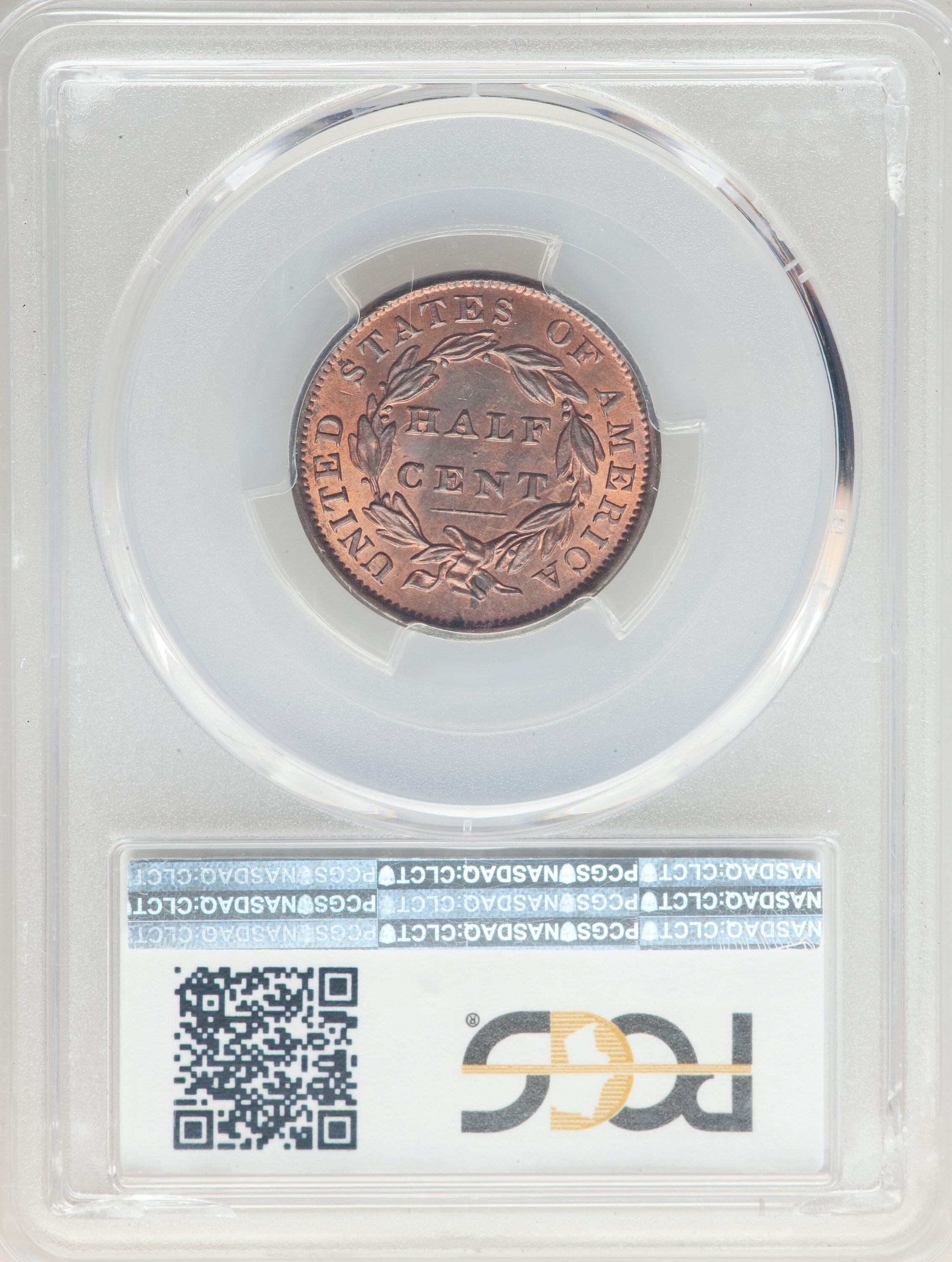 1833 1/2c MS RB MS64 RB thumbnail 8