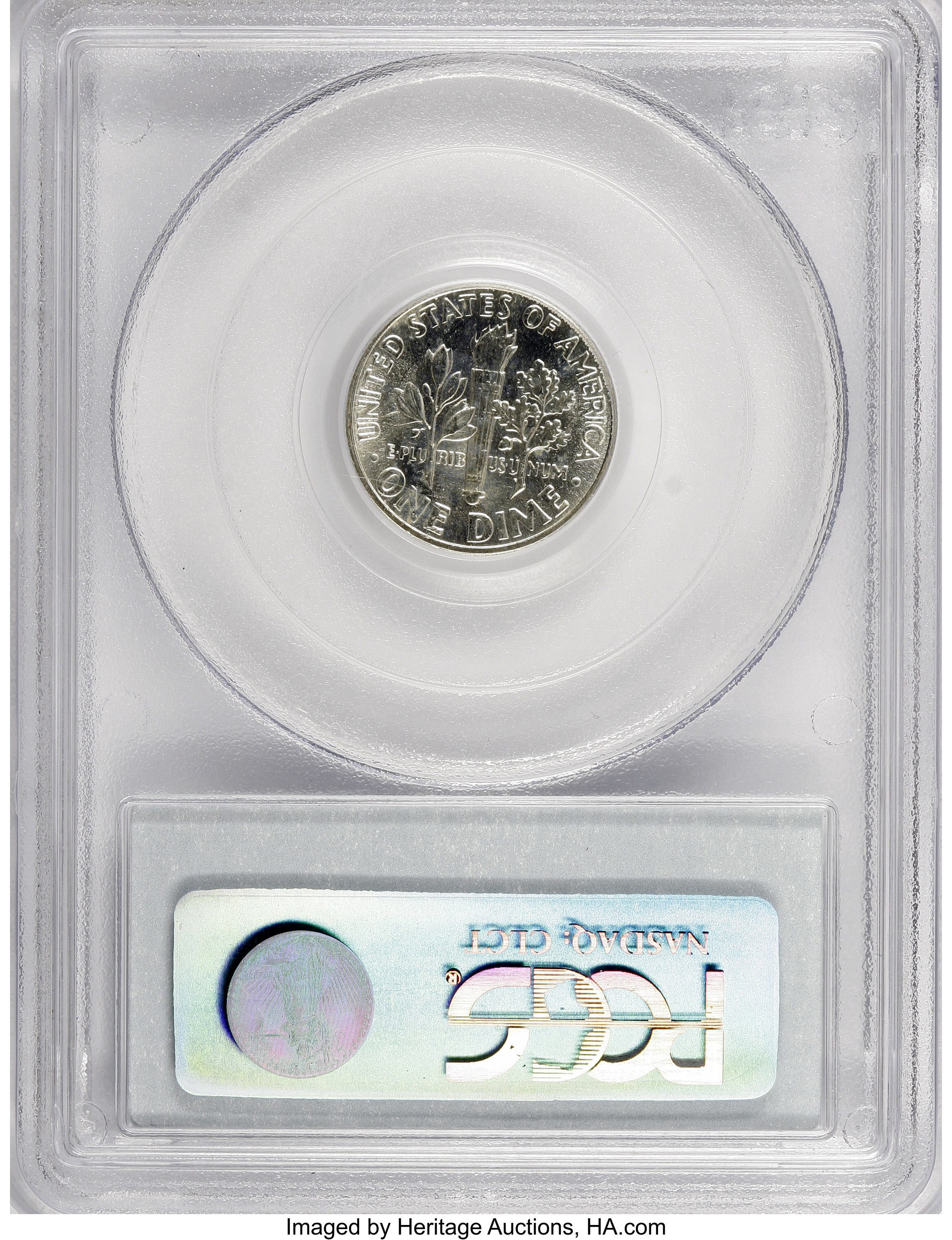 image for: 1963 10C MS66 Full Bands PCGS. PCGS Population (20/2). NGC Census: (0/0). Mintage: 123,600,000.  (#85126)...