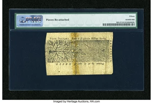 image for: Maryland March 1, 1770 $4 PMG Net Choice Fine 15....