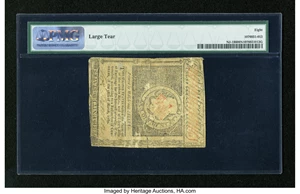 image for: New Jersey June 9, 1780 $3 PMG Very Good Net 8....