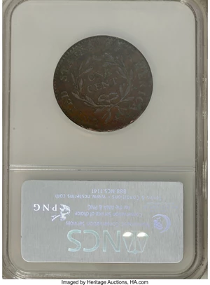 image for: 1794 1C Head of 1794, S-25, B-15, R.3--Environmental Damage--NCS. VF Details....