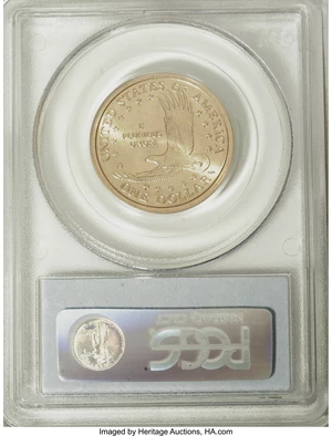 image for: 2007-P SAC$1 Satin Finish MS66 PCGS. PCGS Population (6/1246). NGC Census: (0/0). (#149563)...