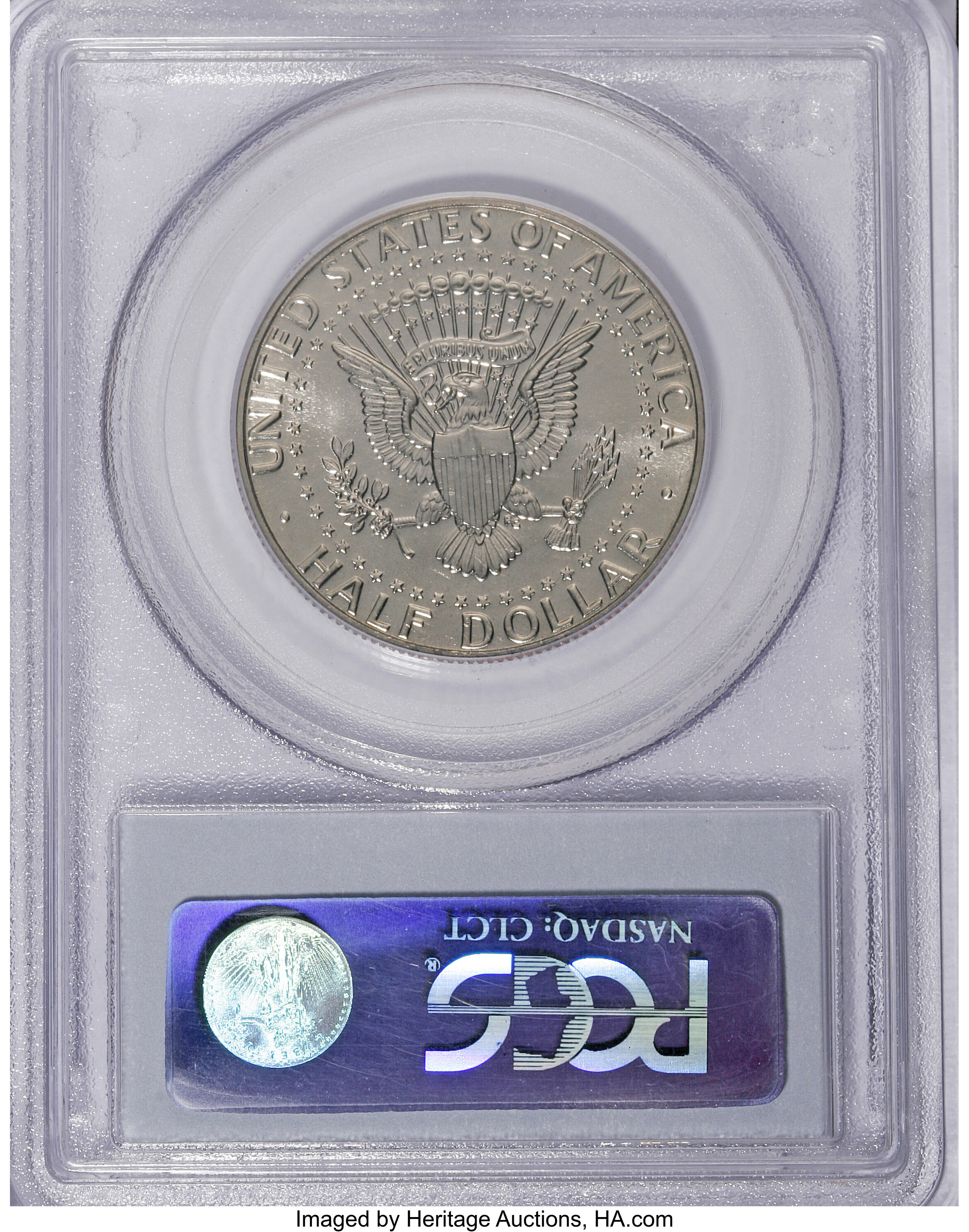 image for: 1997-D 50C MS66 PCGS. PCGS Population (90/0). NGC Census: (105/37). Mintage: 19,876,000. Numismedia Wsl. Price for NGC/PCGS...