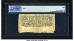 image for: Maryland January 1, 1767 $8 PMG Choice Fine Net 15....