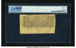 image for: Maryland April 10, 1774 $1/2 PMG Very Fine 25....