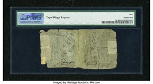 image for: North Carolina April 4, 1748 30s PMG Good Net 4....