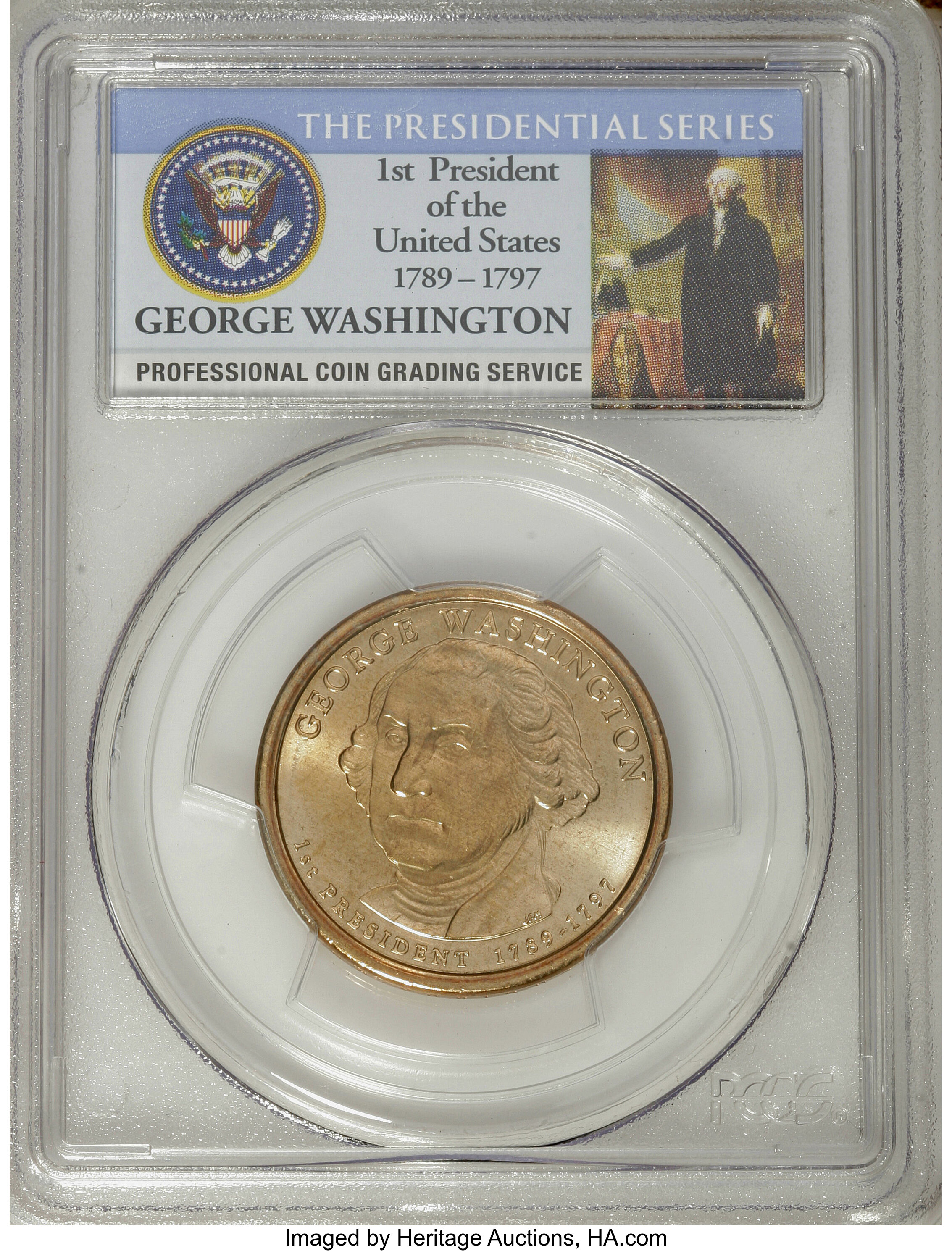 image for: 2007-D $1 Satin Fin, Pos A MS66 PCGS. PCGS Population (1/630). NGC Census: (0/0).   (#390548)...