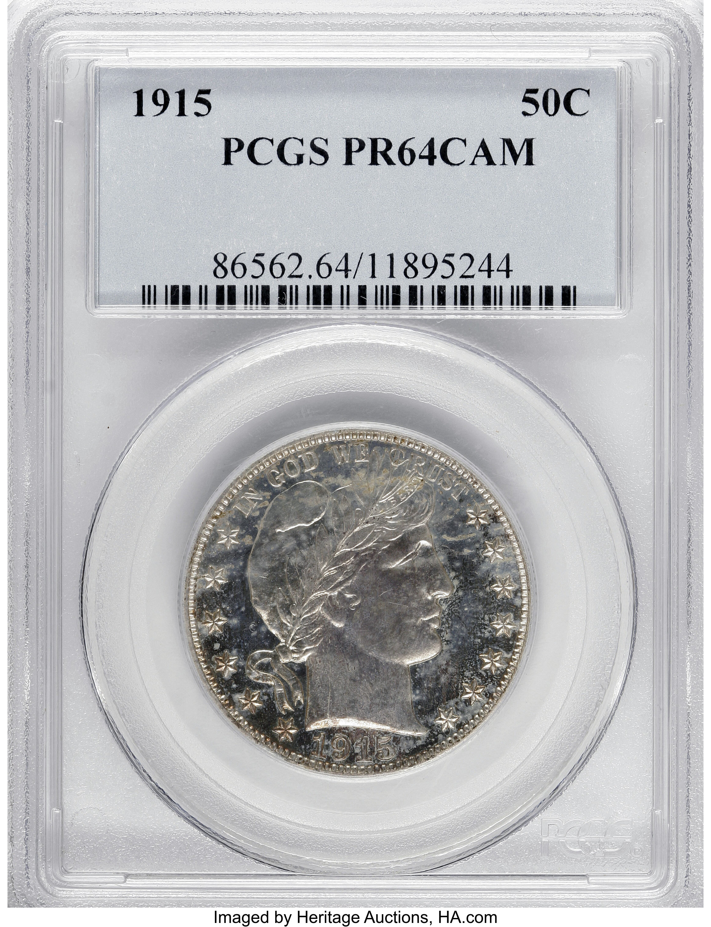 image for: 1915 50C PR64 Cameo PCGS....