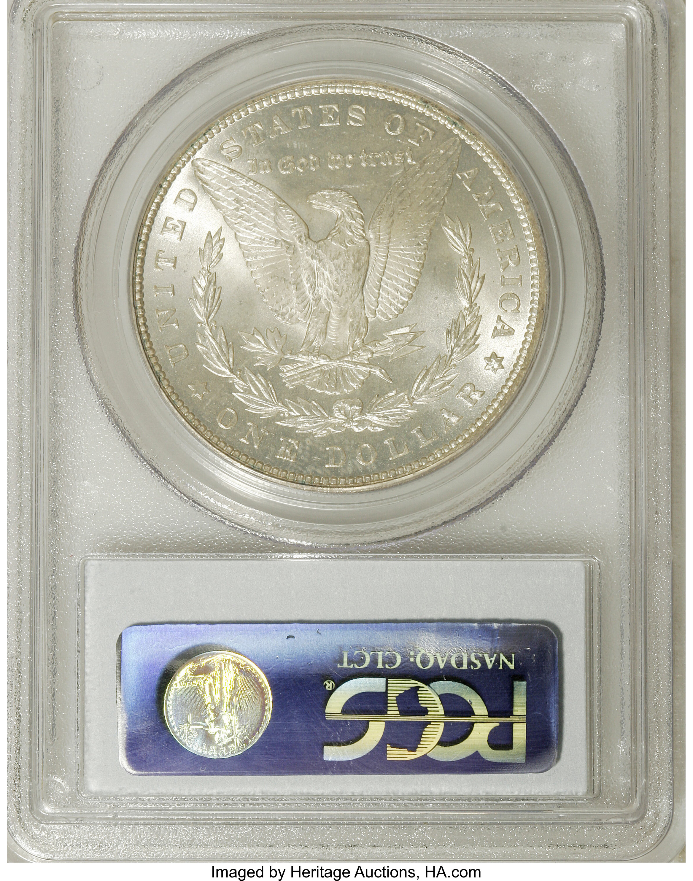 1878 7TF $1  Reverse of 1879, Washed Out L, VAM-223 MS64 thumbnail 2