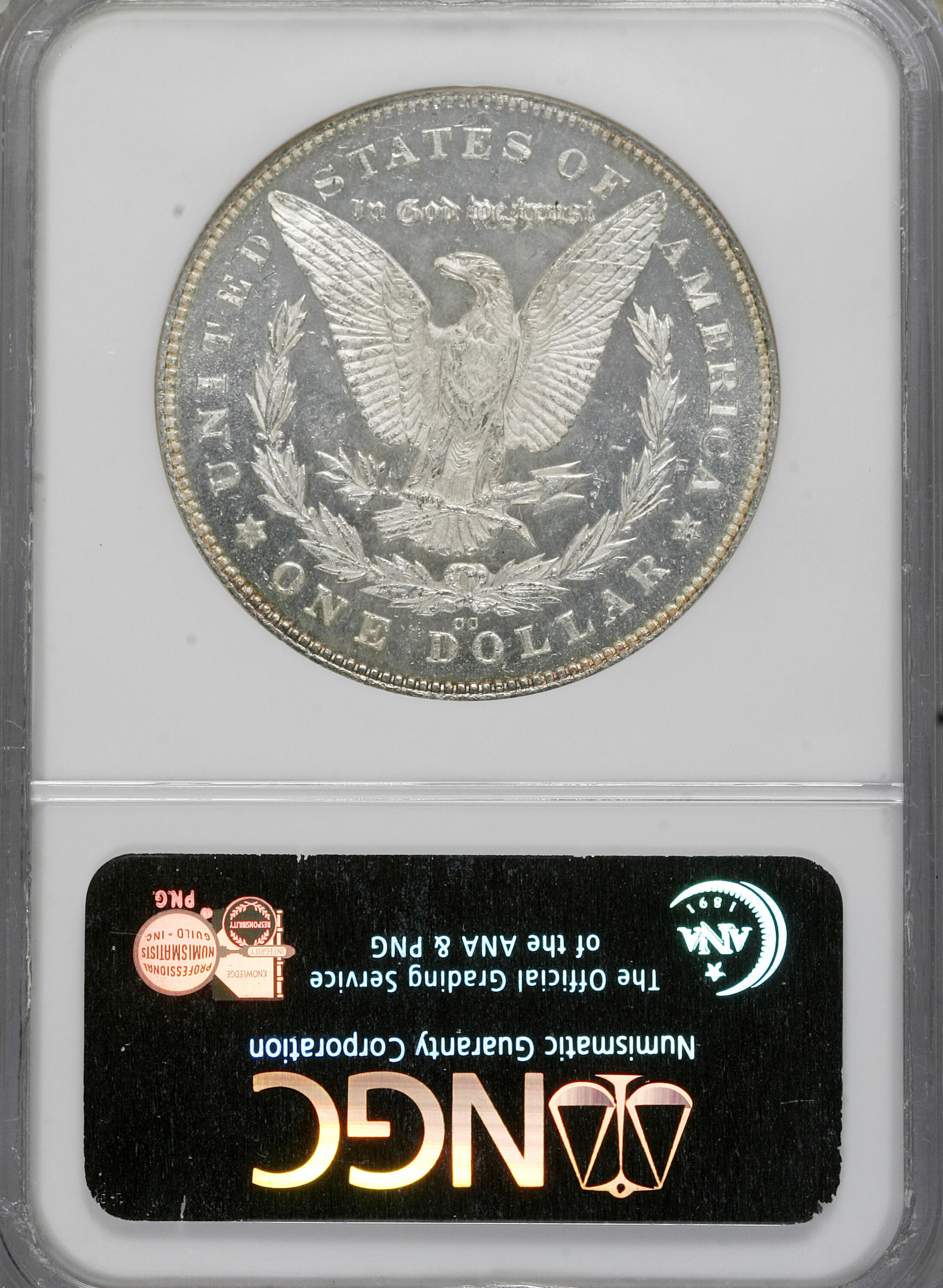 image for: 1880/79-CC $1 Reverse of 1878 MS64 Deep Mirror Prooflike NGC....