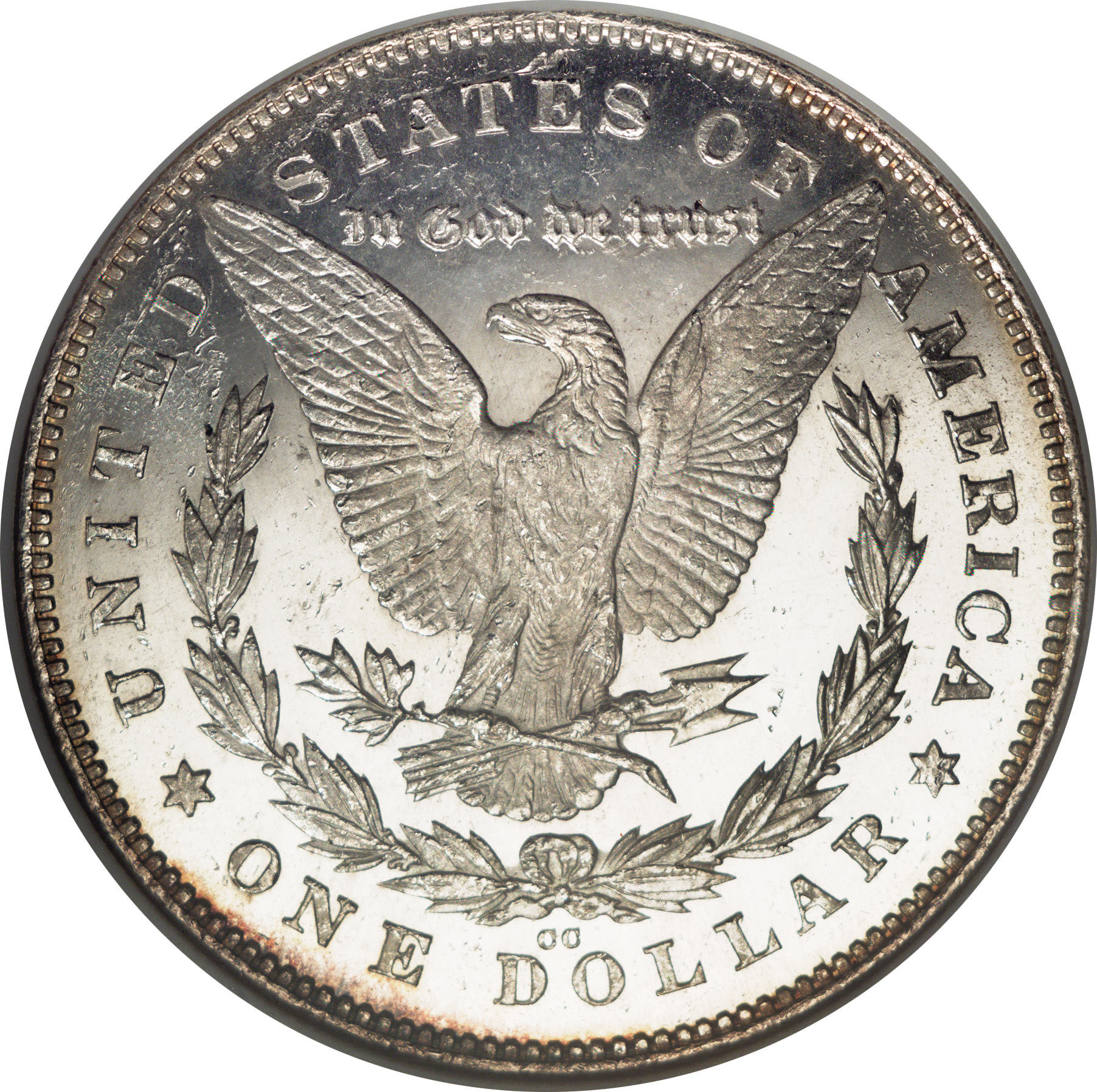 image for: 1880/79-CC $1 Reverse of 1878 MS64 Deep Mirror Prooflike NGC....