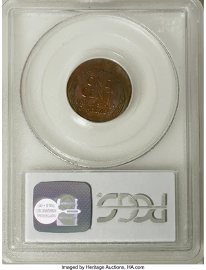 image for: 1942 1C Lincoln Cent--Struck 20% Off-Center--AU58 PCGS....