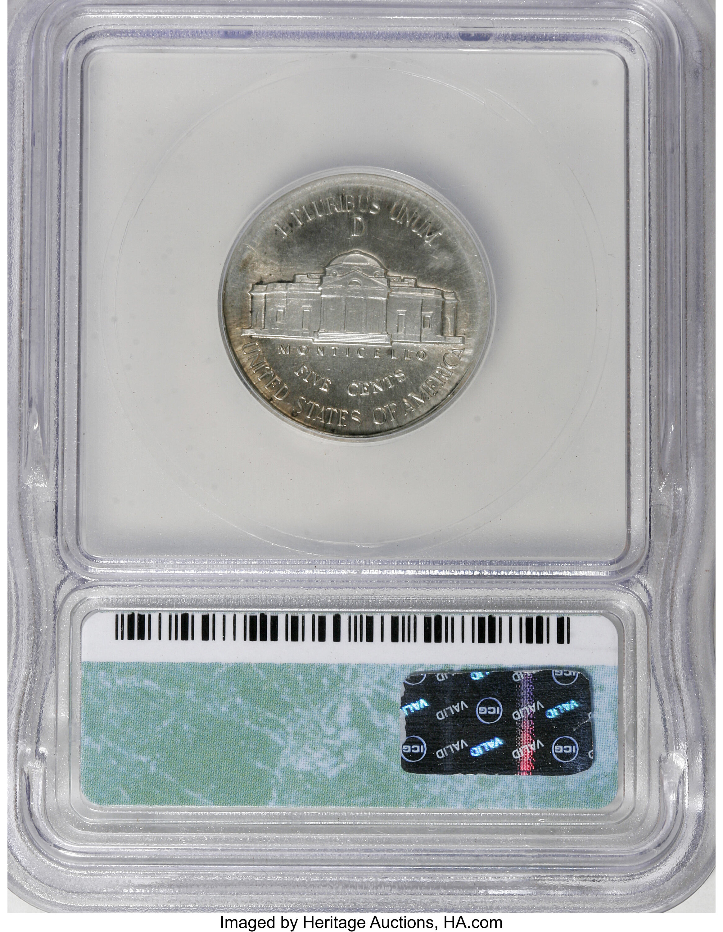 1945-D 5c Silver F15 thumbnail 6
