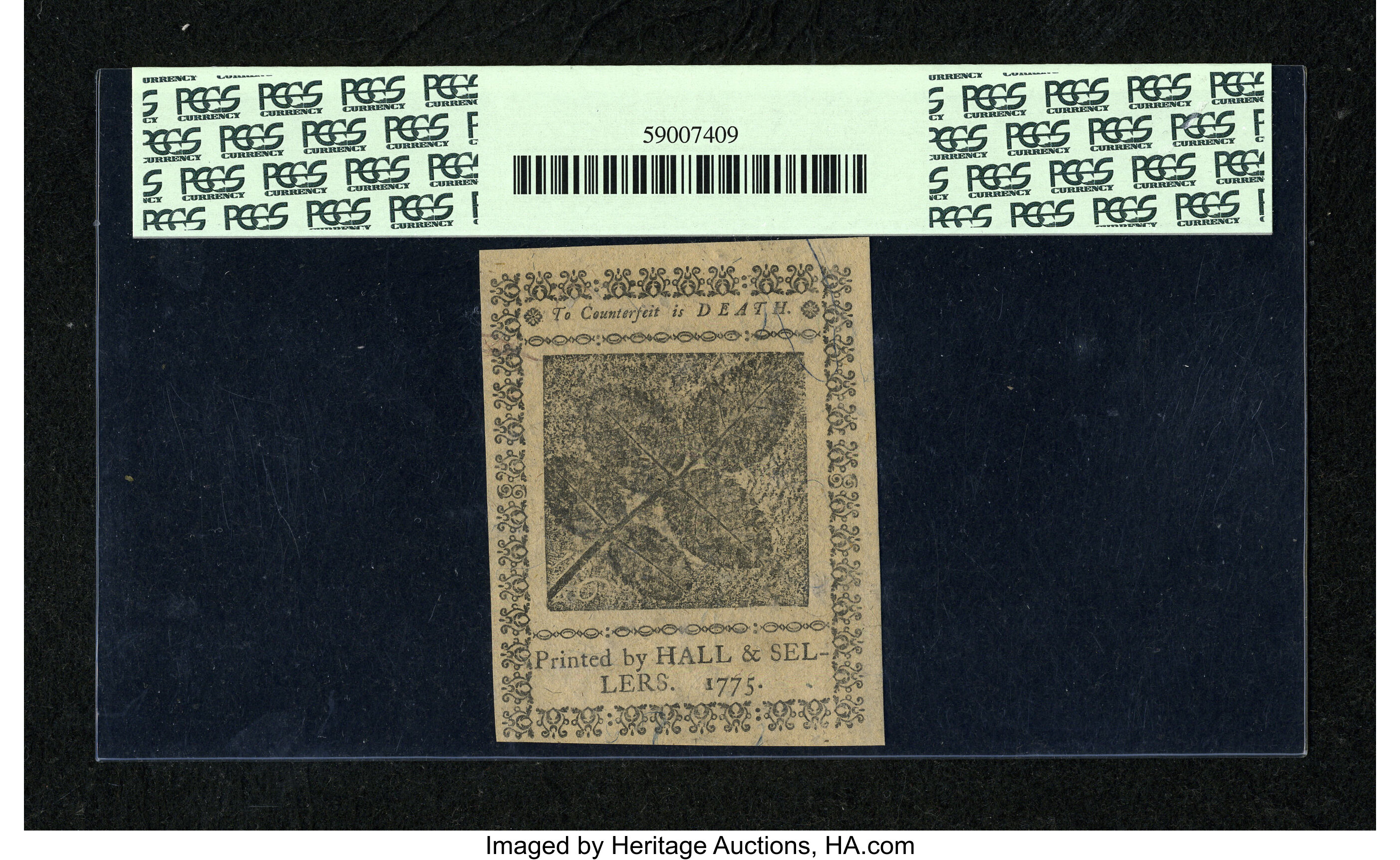 image for: Pennsylvania October 25, 1775 18d PCGS Choice New 63....