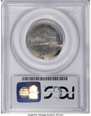 image for: No Date Jefferson nickel--Matched Set-- MS63 PCGS and a 1998-P MS65FS PCGS.... (Total: 2 coins)
