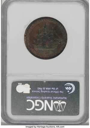 image for: 1795 Cent Talbot, Allum & Lee Cent PR65 Red and Brown NGC....