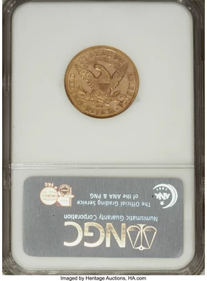 image for: 1878-CC $5 AU58 NGC....