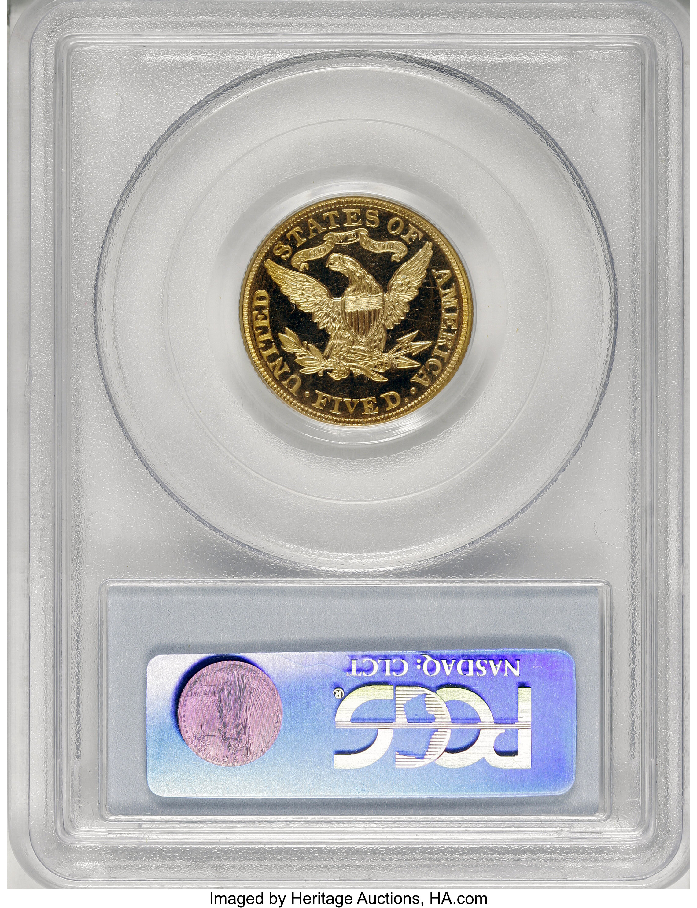 image for: 1889 $5 PR64 Cameo PCGS....
