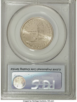 image for: 2007-P SAC$1 Satin Finish MS68 PCGS. PCGS Population (890/306). NGC Census: (0/0). (#149563)...