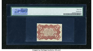 image for: Fr. 1237 5c Third Issue PMG Choice Uncirculated 64....