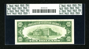image for: Fr. 2004-C $10 1934 Dark Green Seal Federal Reserve Note. PCGS Apparent Very Choice New 64....