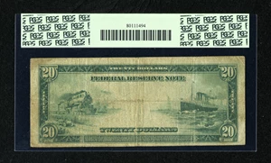 image for: Fr. 970 $20 1914 Federal Reserve Note PCGS Fine 15....