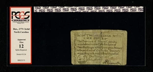 image for: North Carolina December, 1771 2s/6d PCGS Apparent Fine 12....