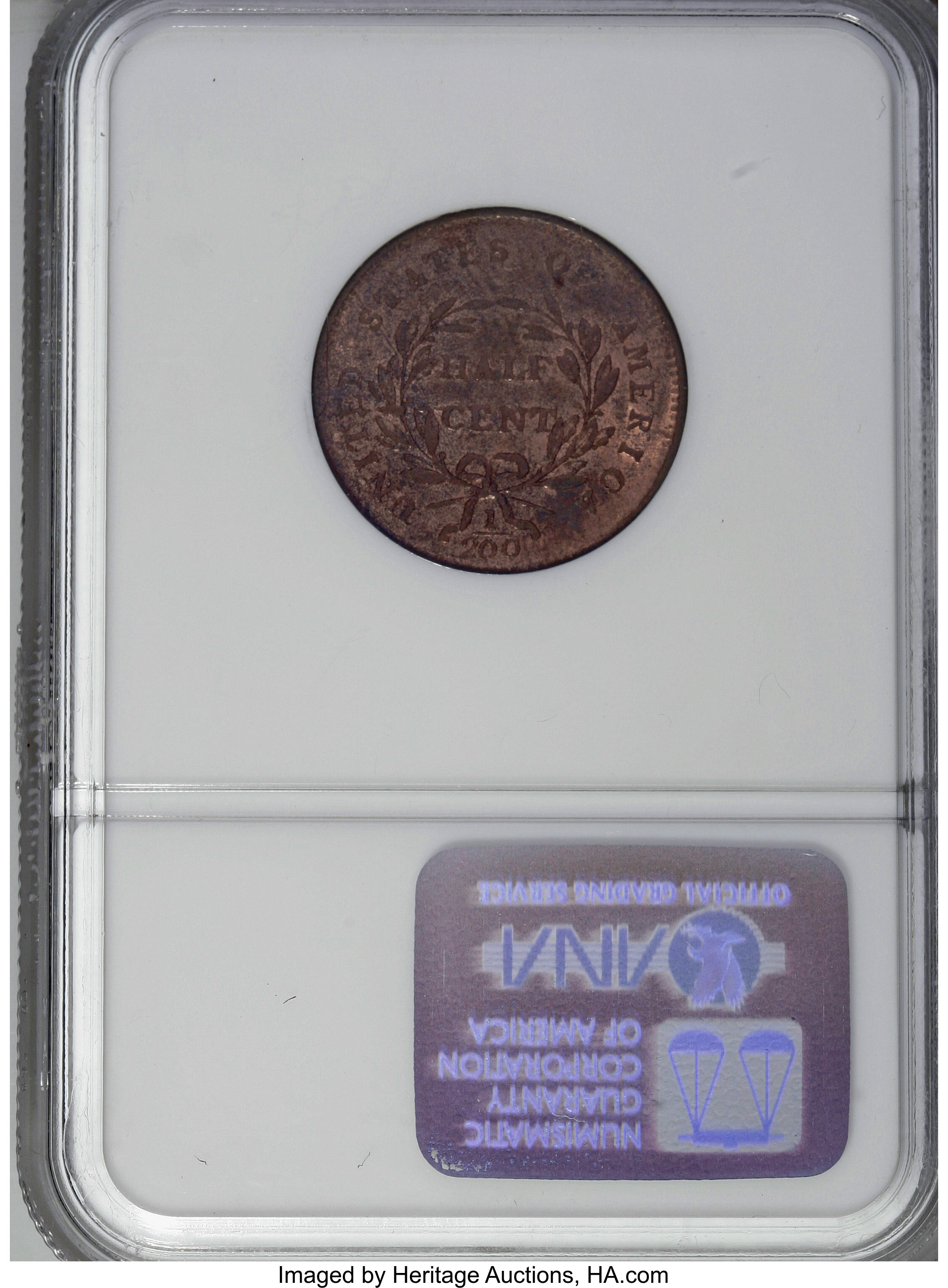 1800 1/2c MS RB MS62 RB CAC thumbnail 8