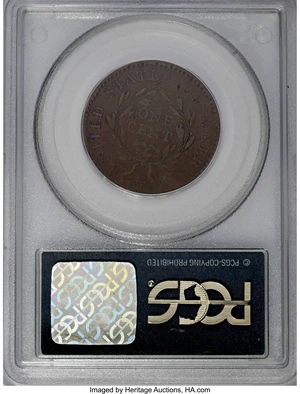 image for: 1794 1C Head of 1794, S-65, B-51, R.1 VF25 PCGS....