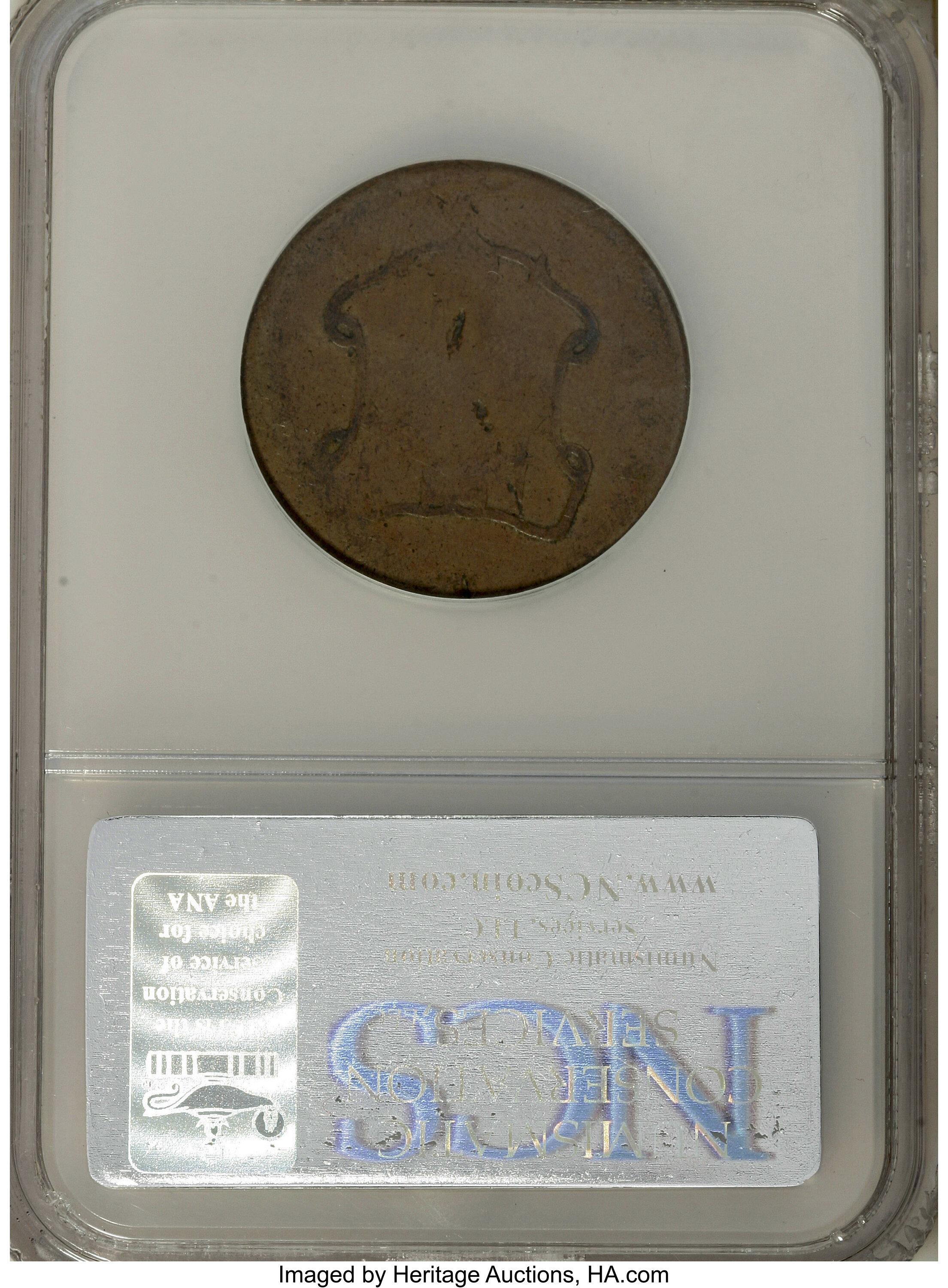 image for: (1694) TOKEN London Elephant Token, LON DON--Damaged--NCS. VF Details....